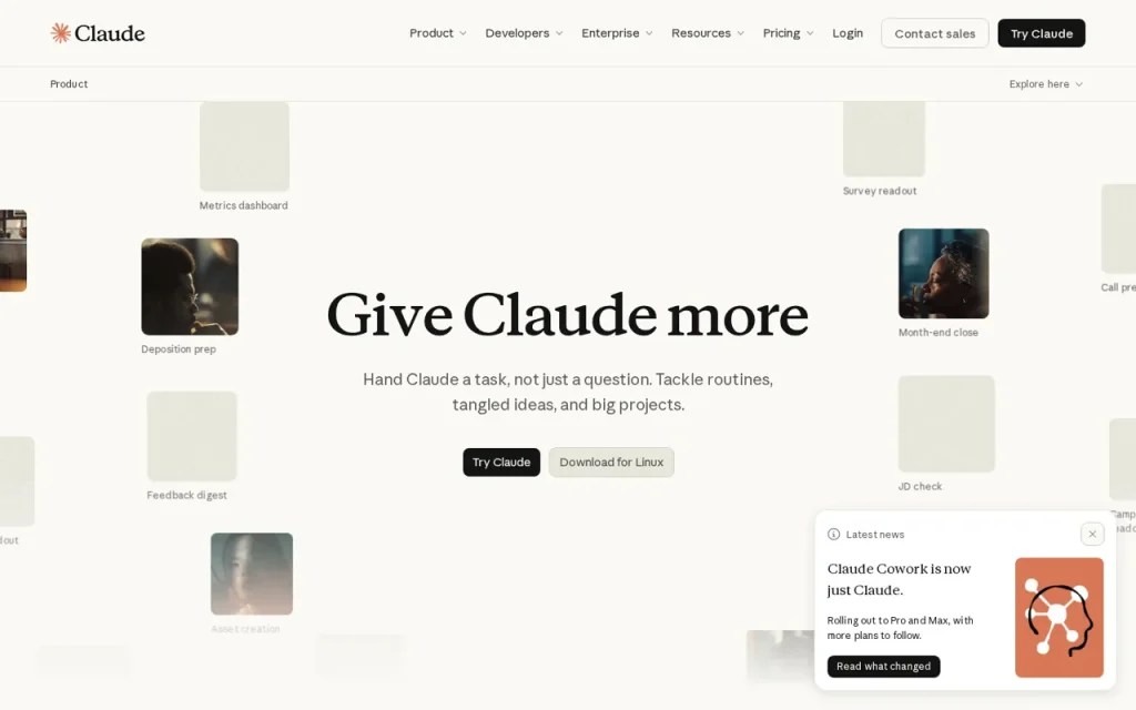 Screenshot of the Claude interface, captured September 2026