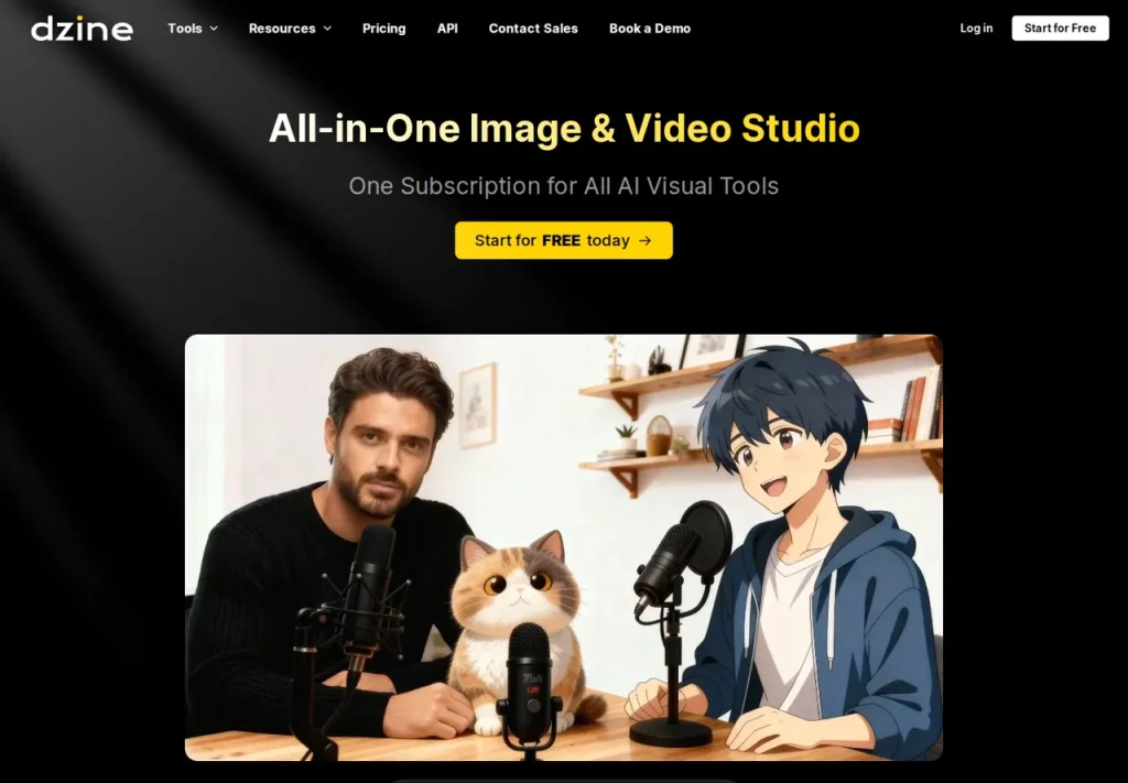 Dzine official product page; provider examples, not our generated output