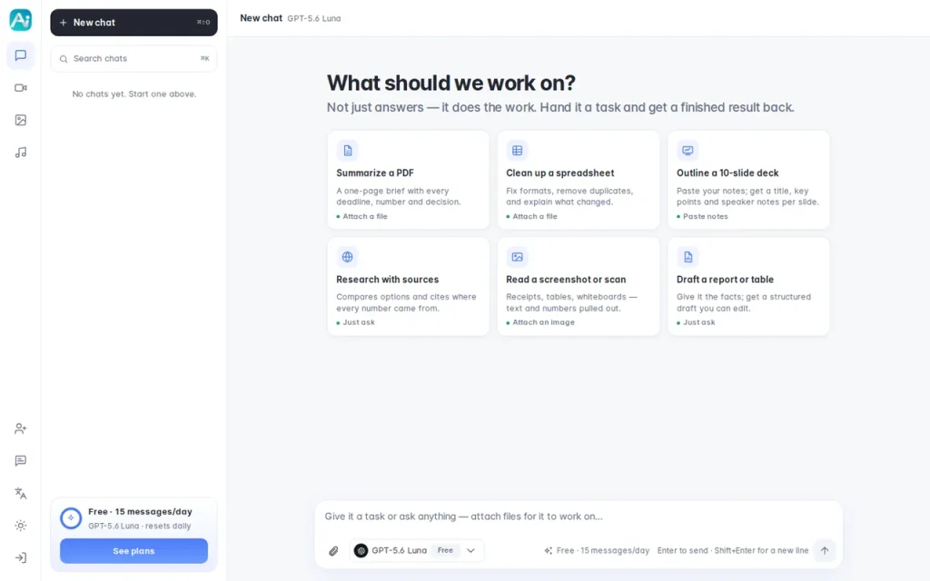 YesChat features page screenshot showing the product interface